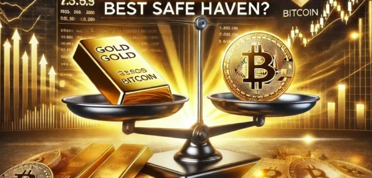 Bitcoin vs Gold vs Ethereum: Safe-Haven Battle in 2024